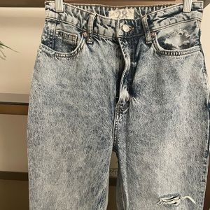 Free People Acid Wash Jeans